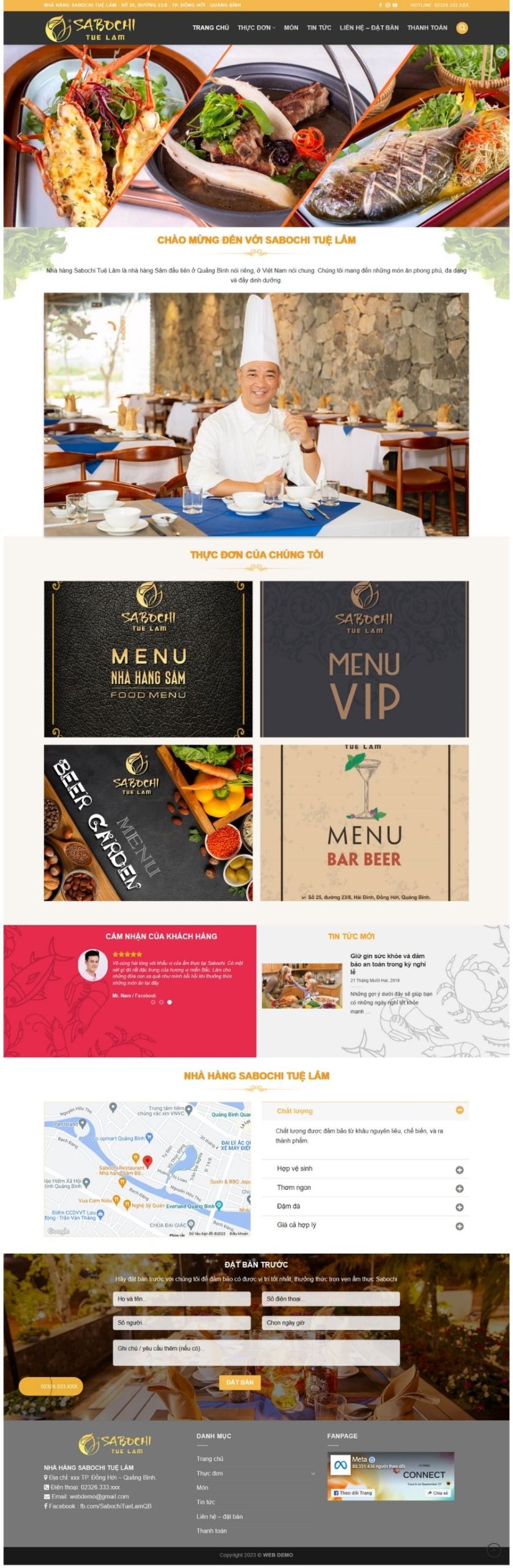 Website Nhà Hàng 04