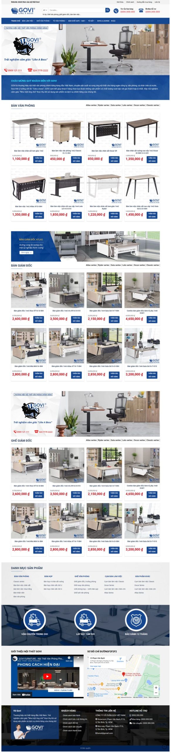 Website Nội Thất Govi