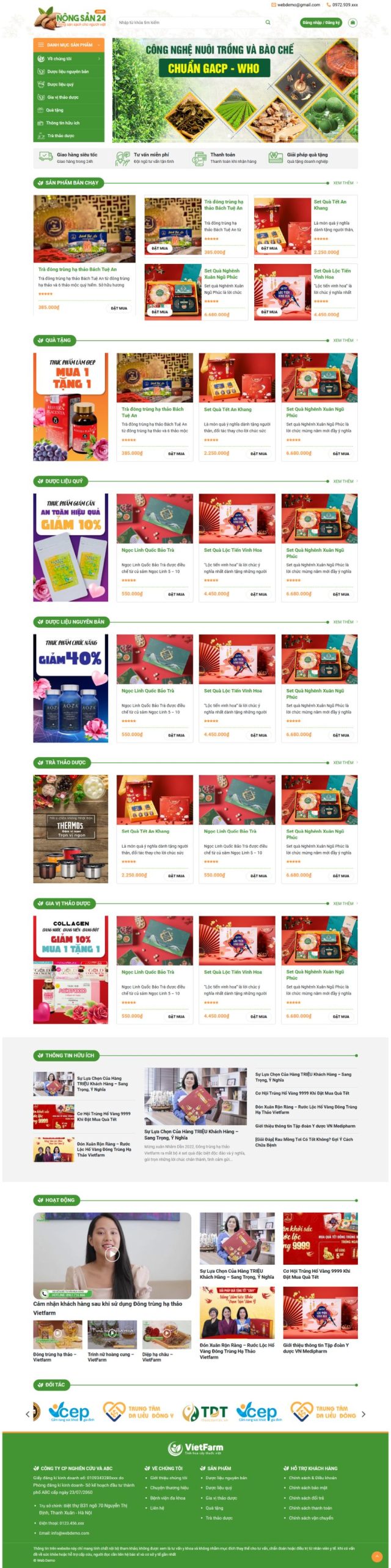 Website Quà Tặng Cao Cấp