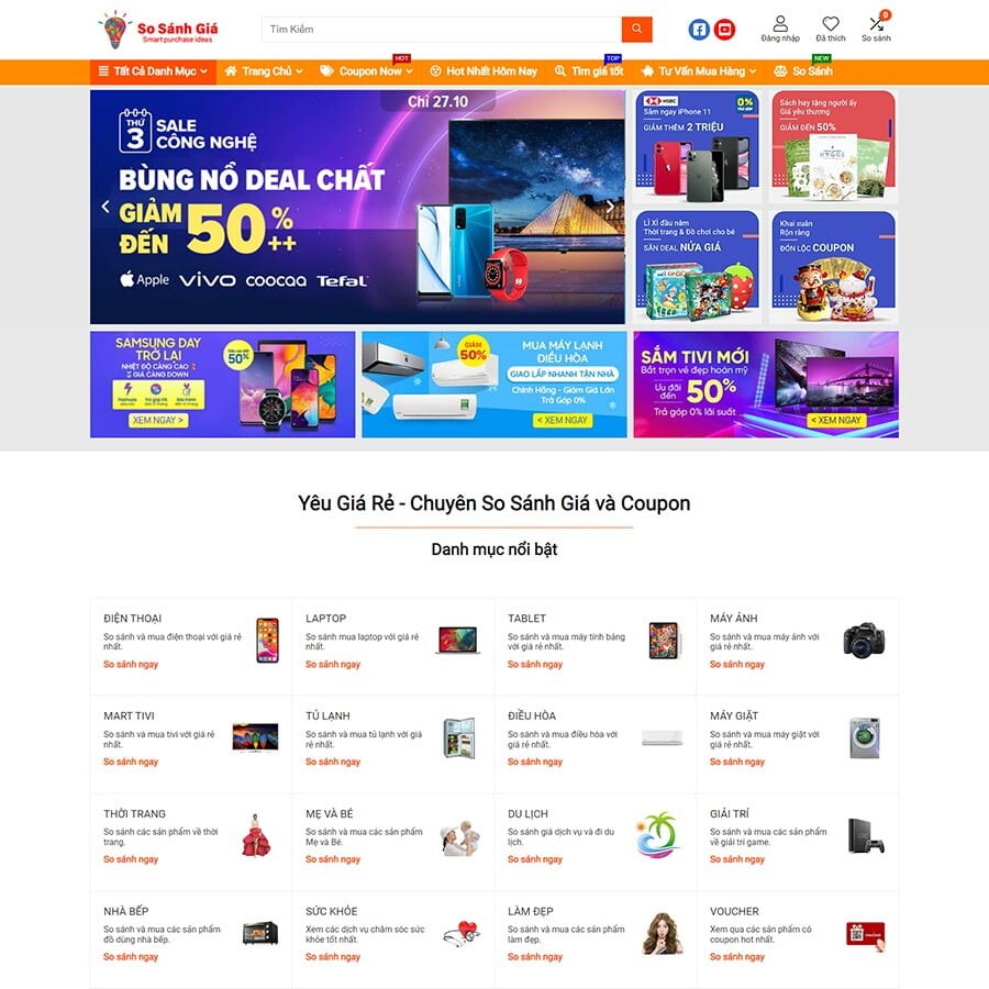 Website So Sánh Giá Tiếp Thị Liên Kết