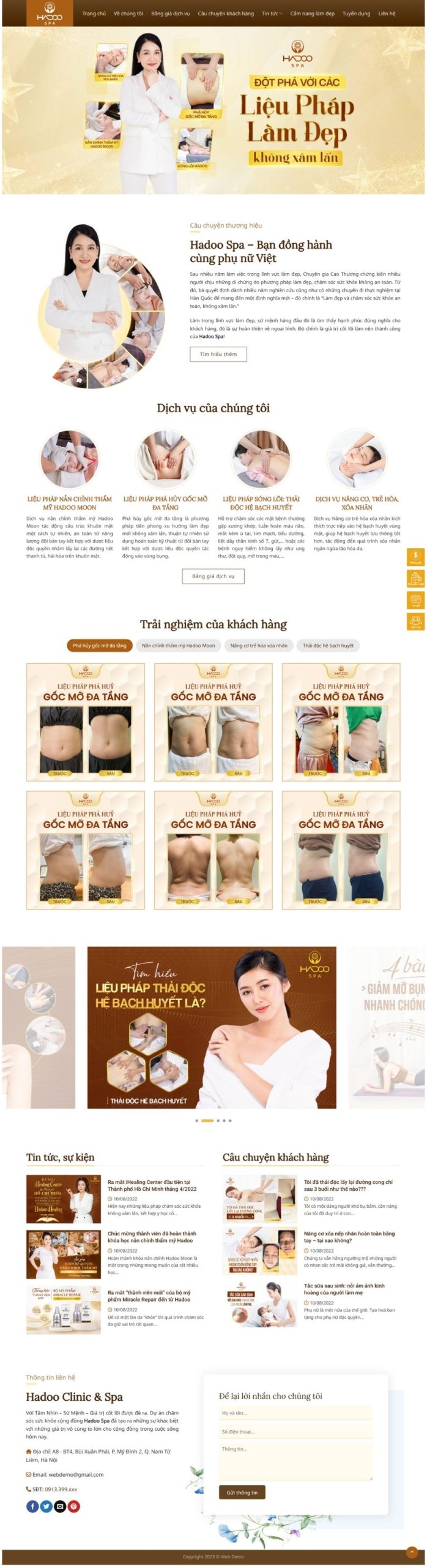 Website Spa Làm Đẹp 10