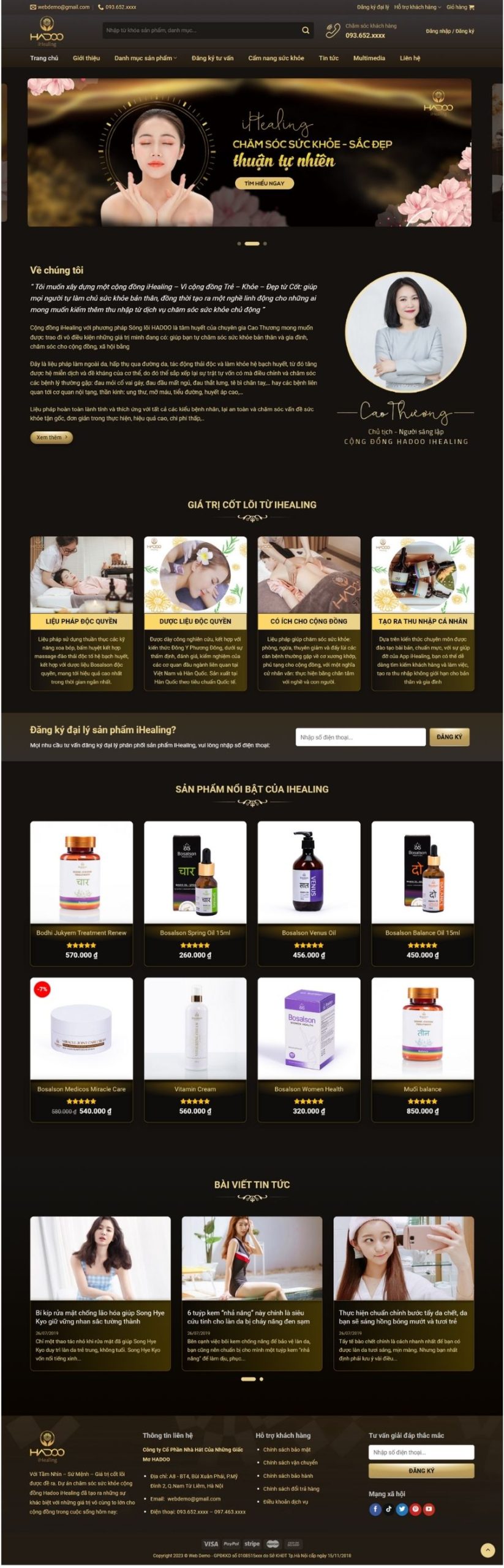Website Spa Làm Đẹp 12