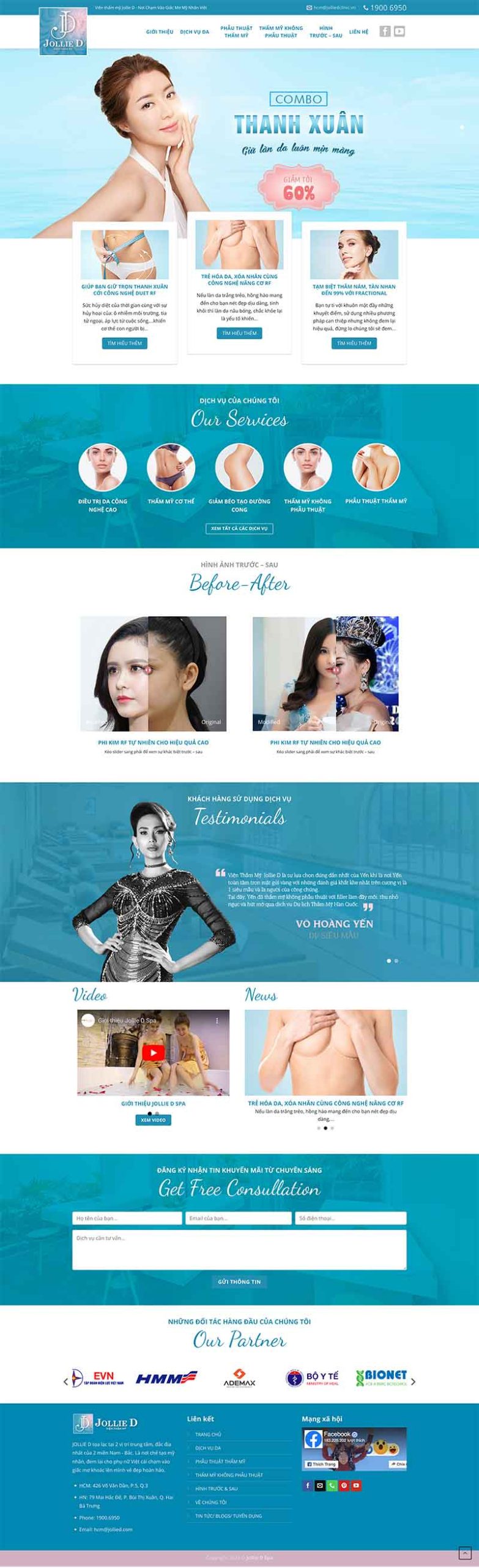 Website Spa Thẩm Mỹ Viện 4