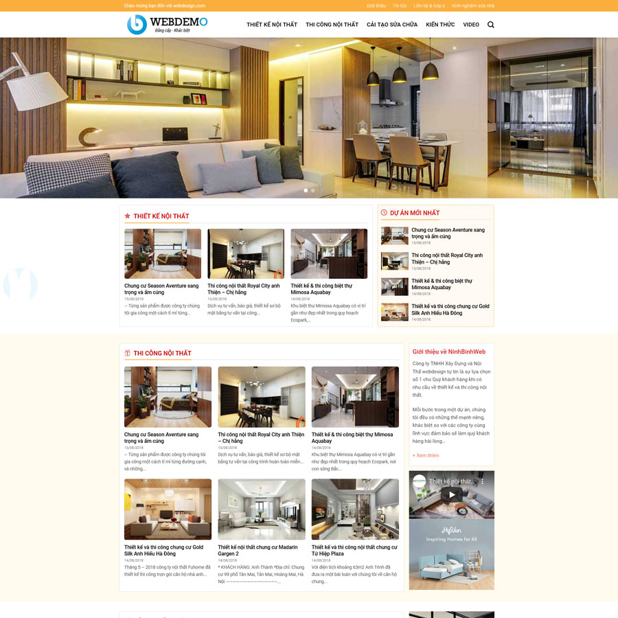 Website Thiết Kế Nội Thất 5