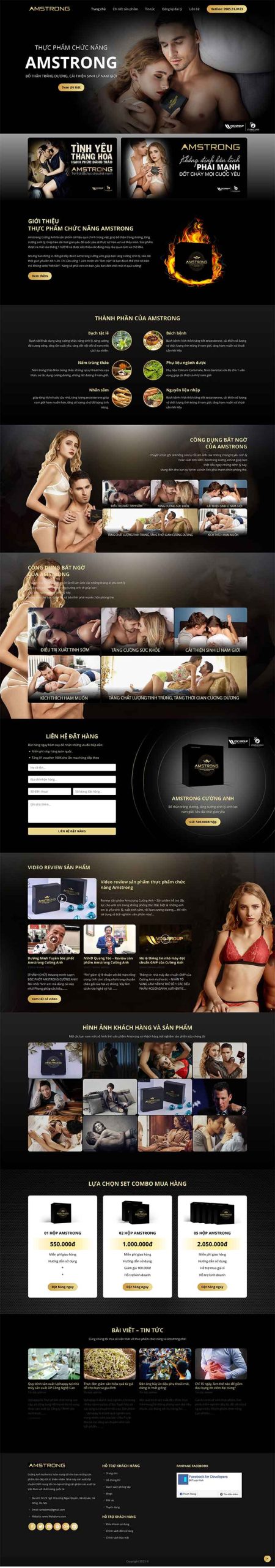 Website Thực Phẩm Chức Năng Sinh Lý Nam