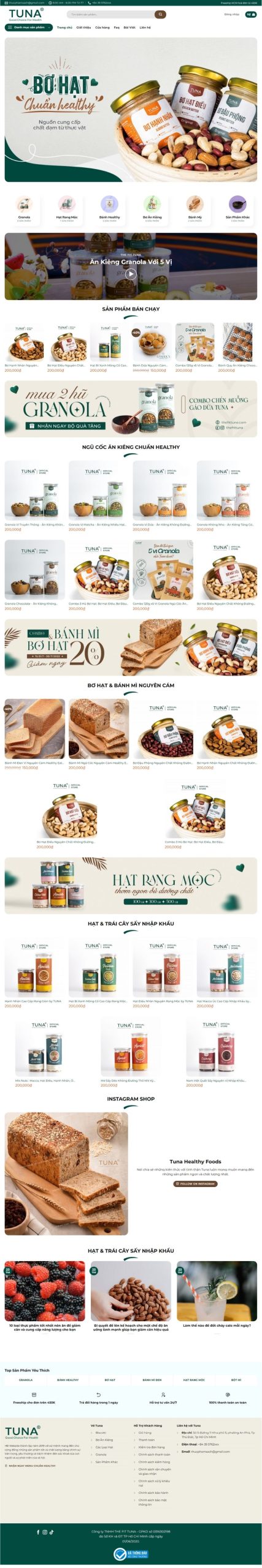 Website Thực Phẩm Sạch