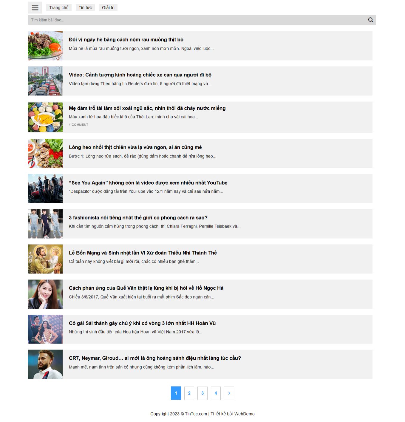 Website Tin Tức Cho Mobile 24