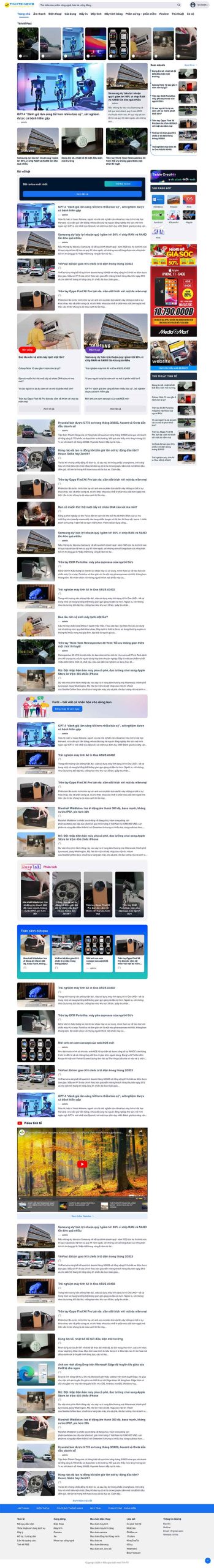 Website Tin Tức Công Nghệ Giống Tinh Tế