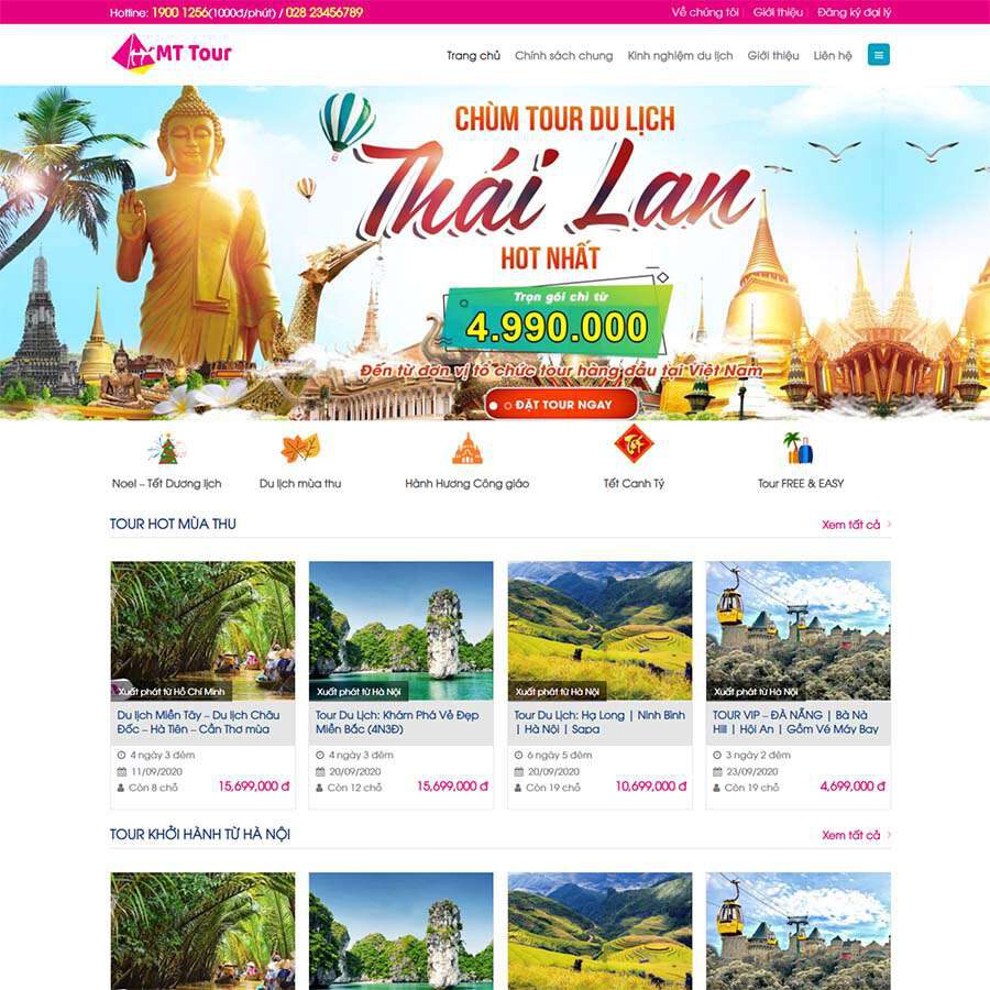 Website Tour Du Lịch 15