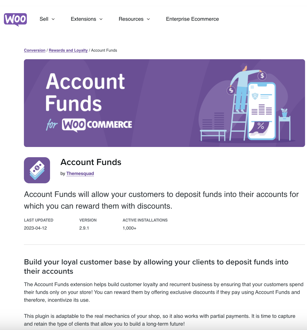 Woocommerce Account Funds