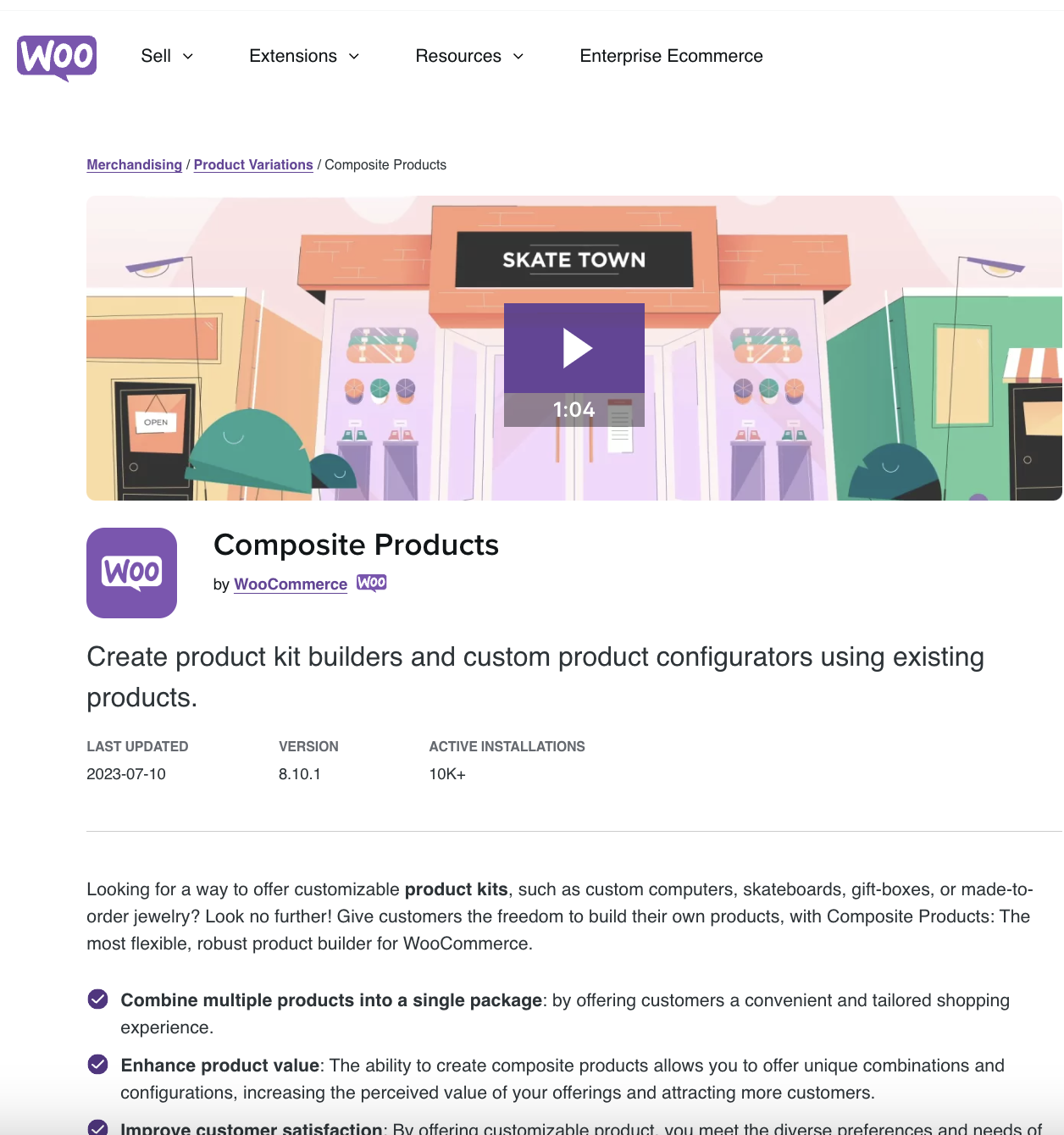 Woocommerce Composite Products