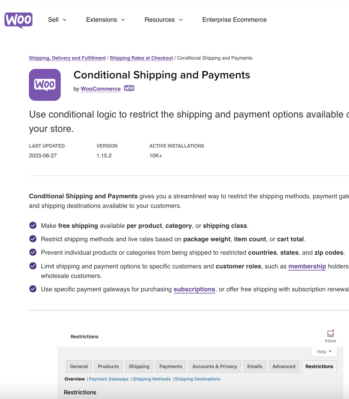 Woocommerce Conditional Shipping And Payments