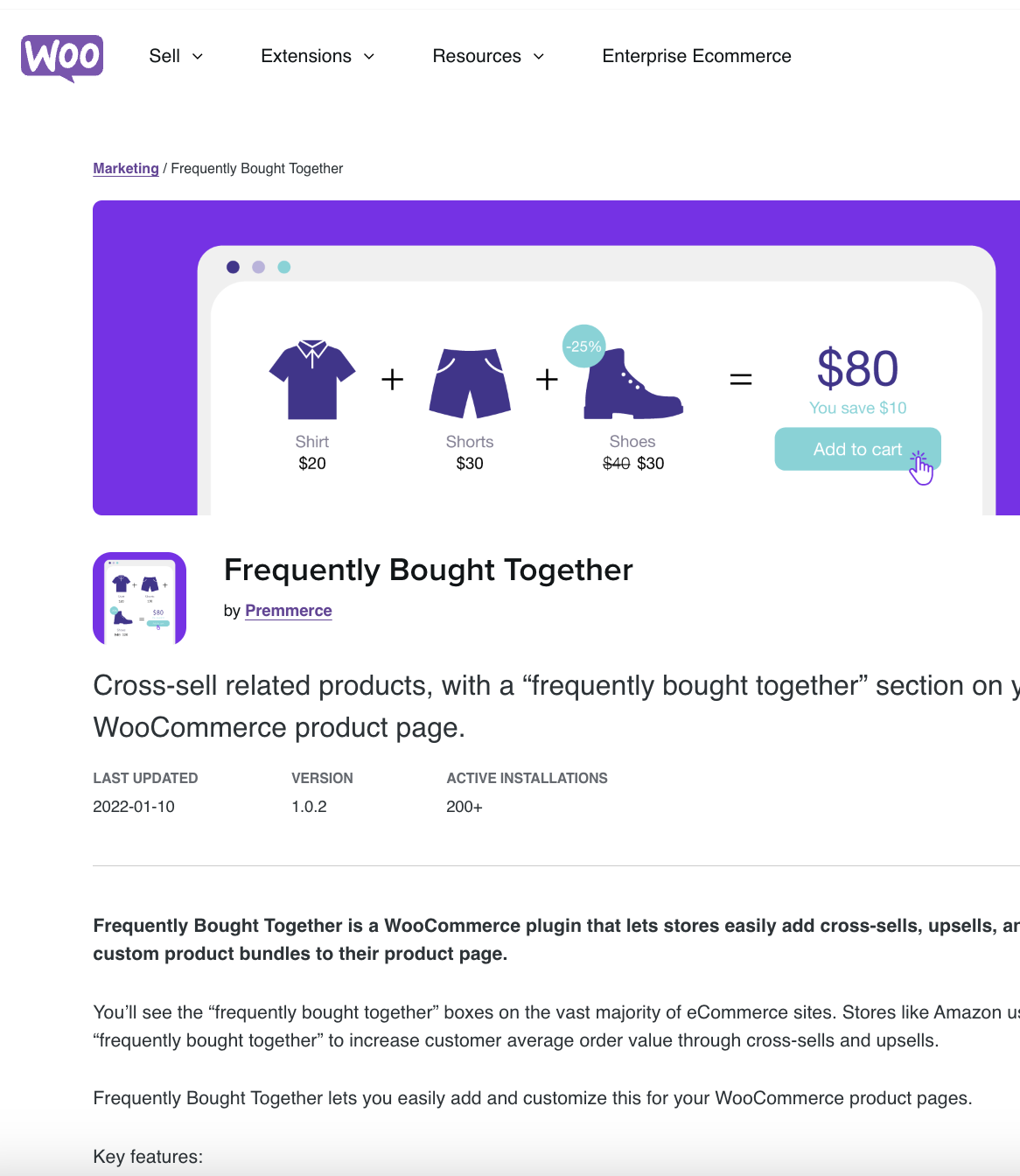 Woocommerce Frequently Bought Together