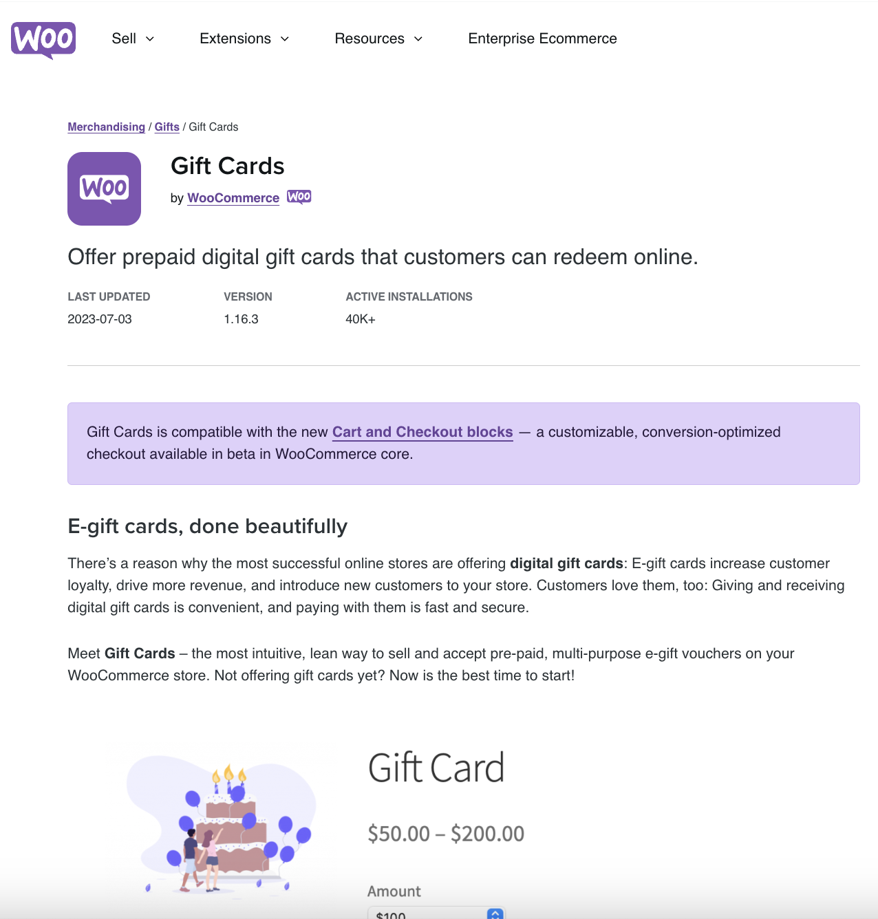Woocommerce Gift Cards