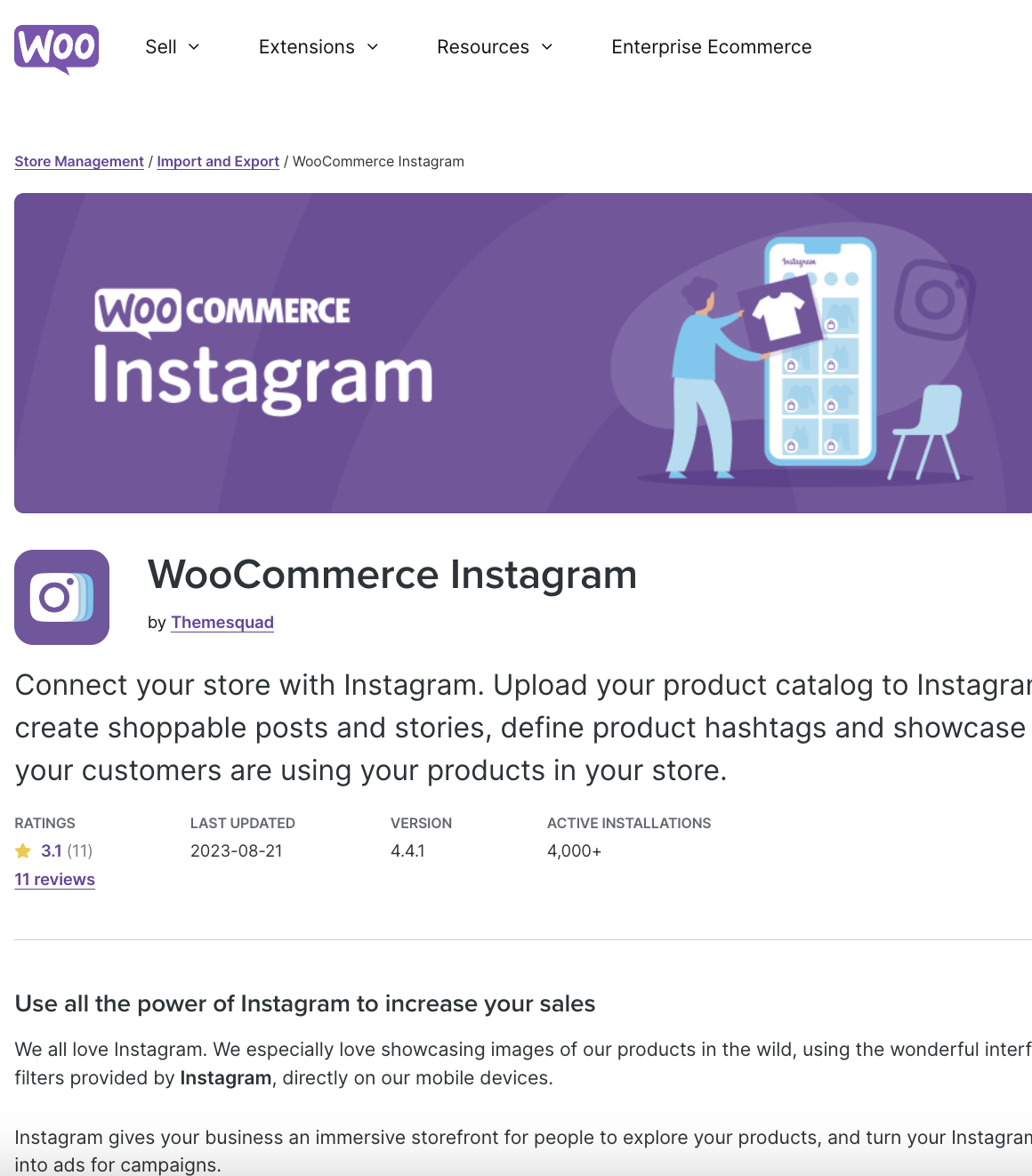 Woocommerce Instagram