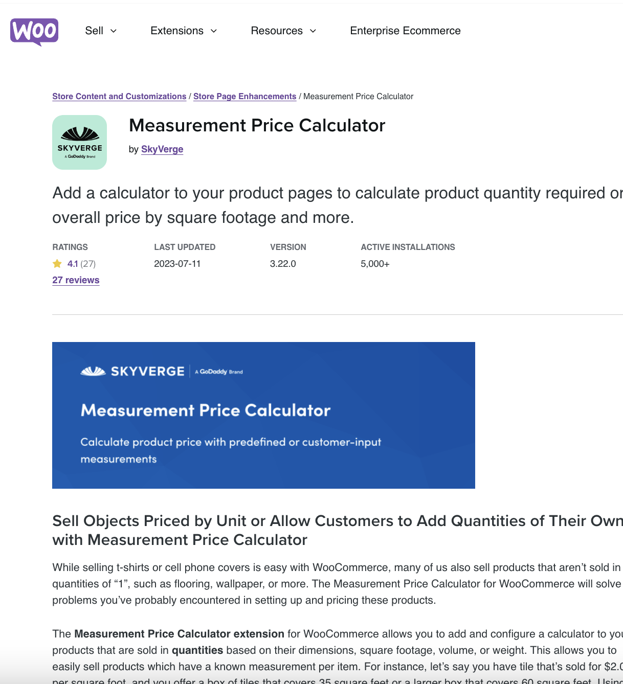 Woocommerce Measurement Price Calculator
