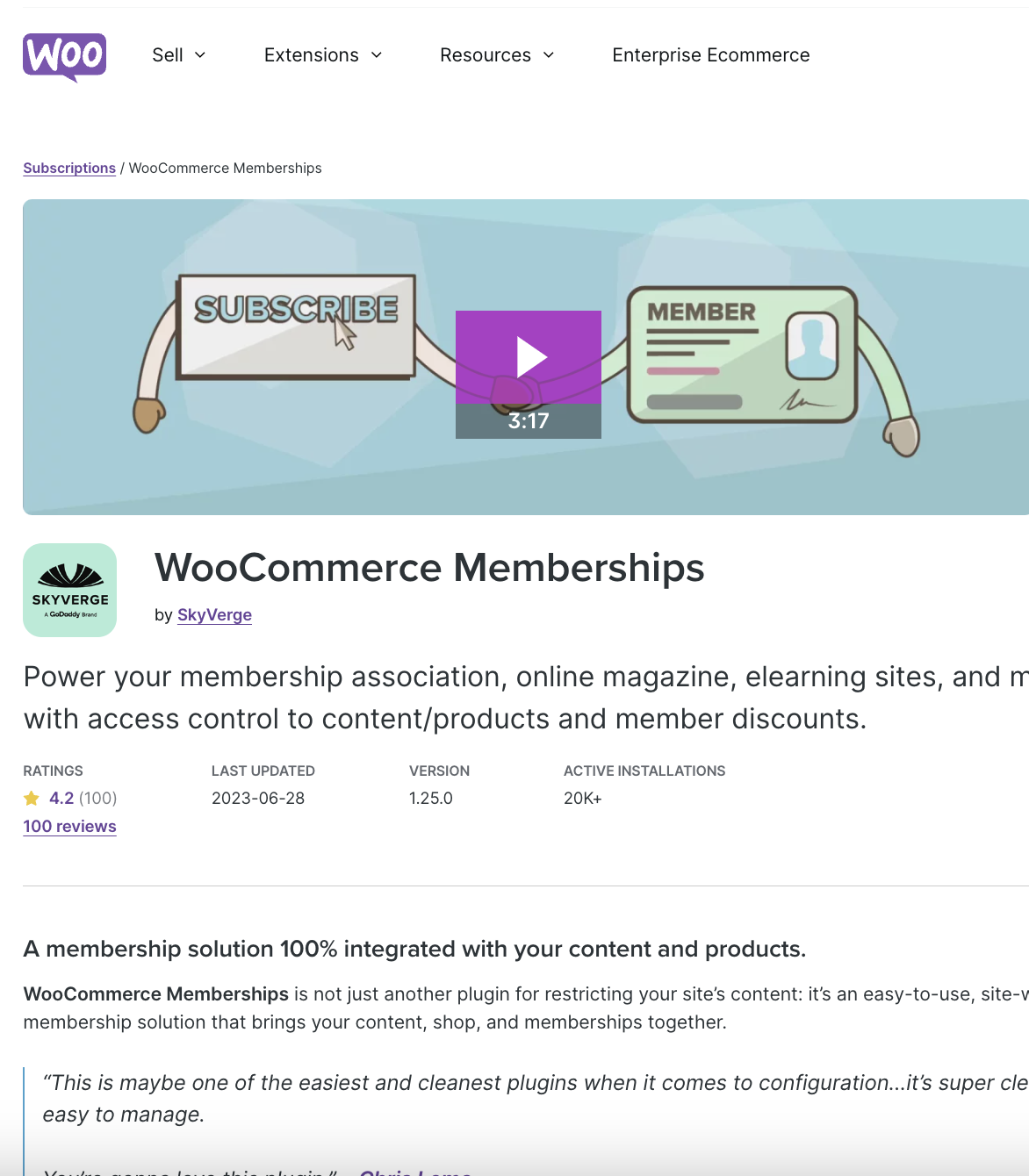 Woocommerce Memberships