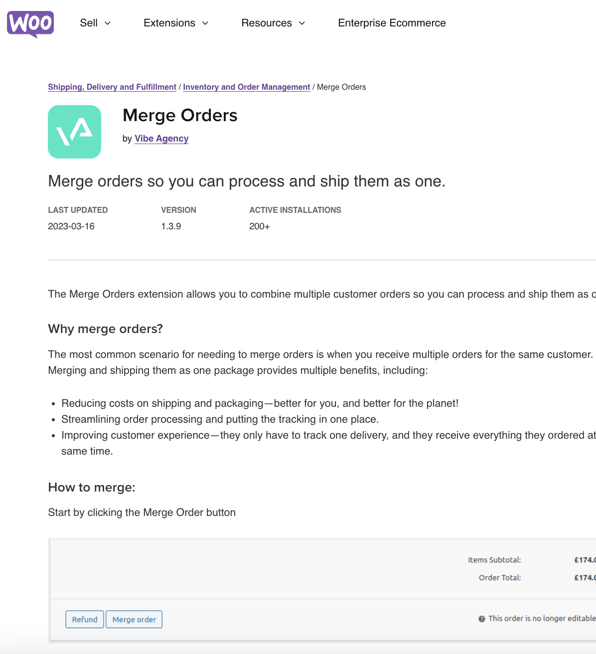 Woocommerce Merge Orders