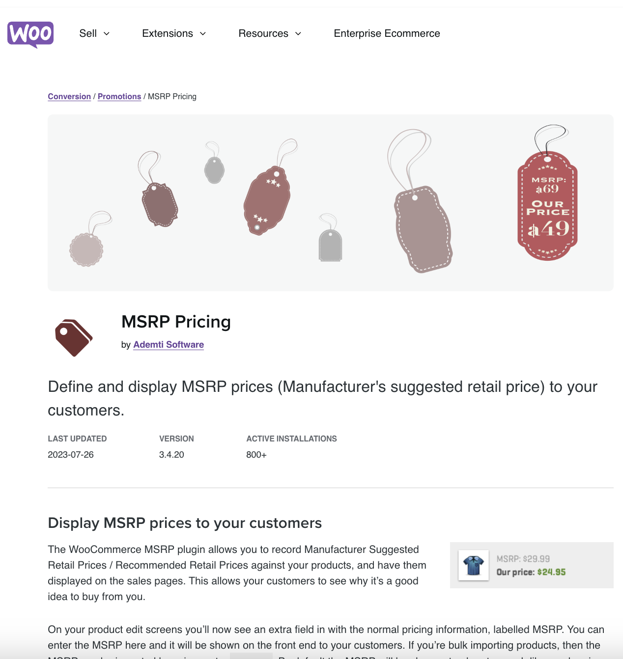 Woocommerce Msrp Pricing