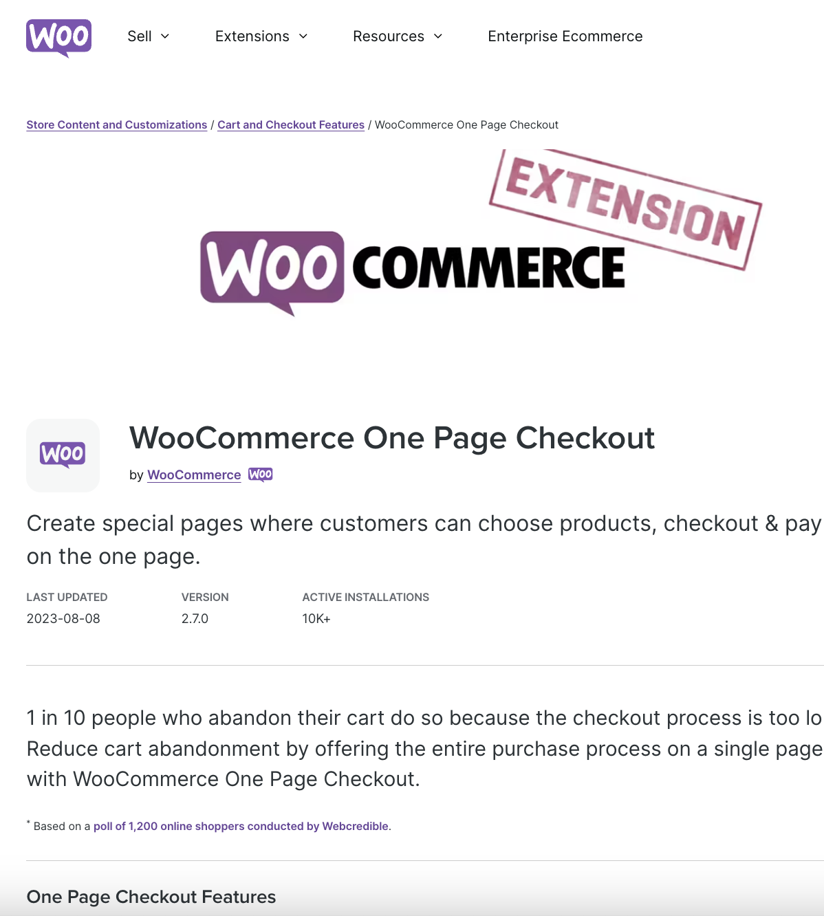 Woocommerce One Page Checkout