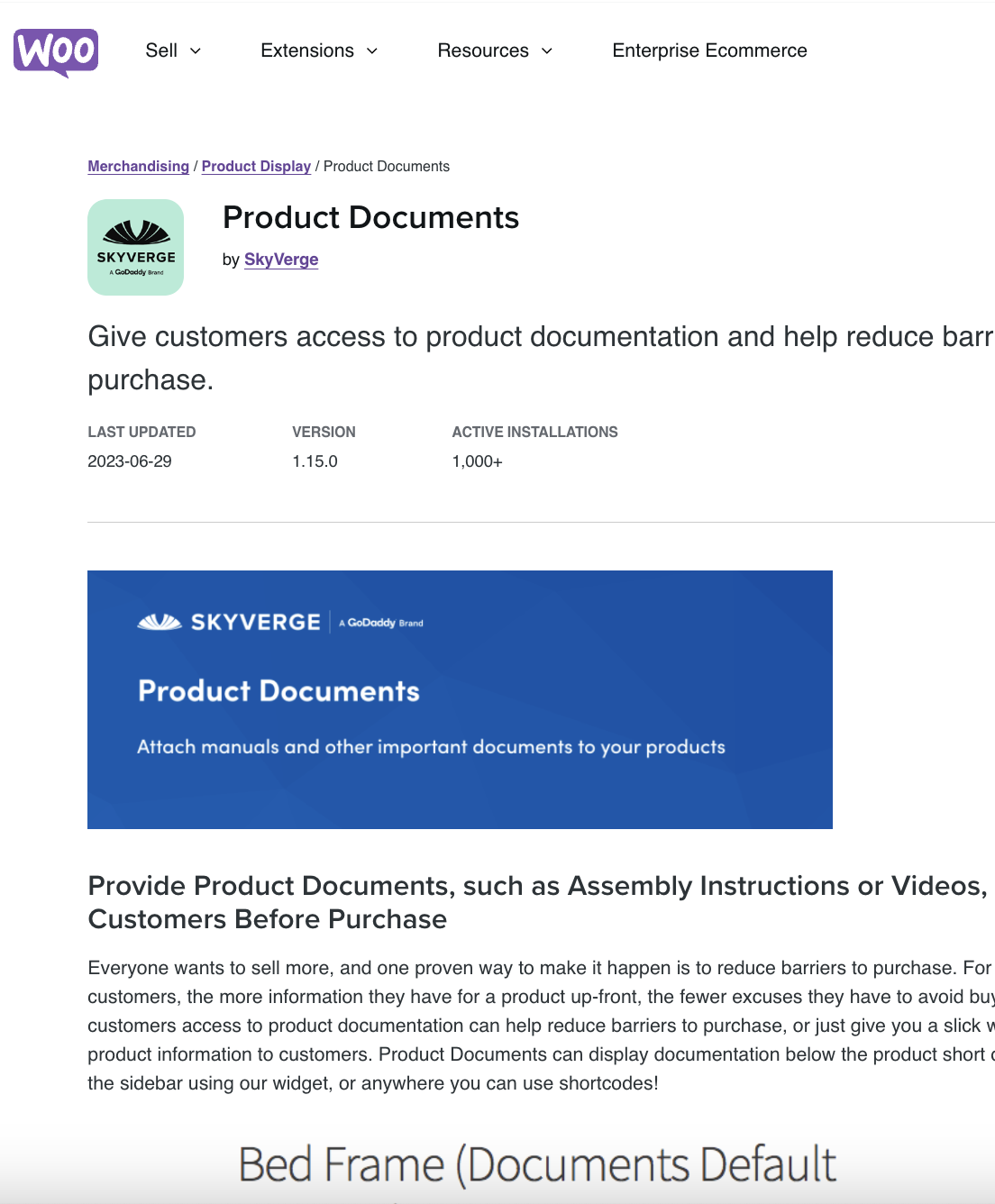 Woocommerce Product Documents