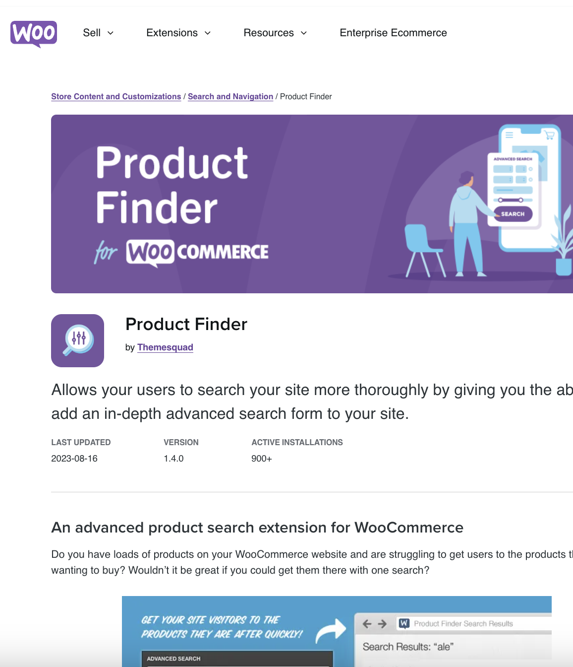 Woocommerce Product Finder
