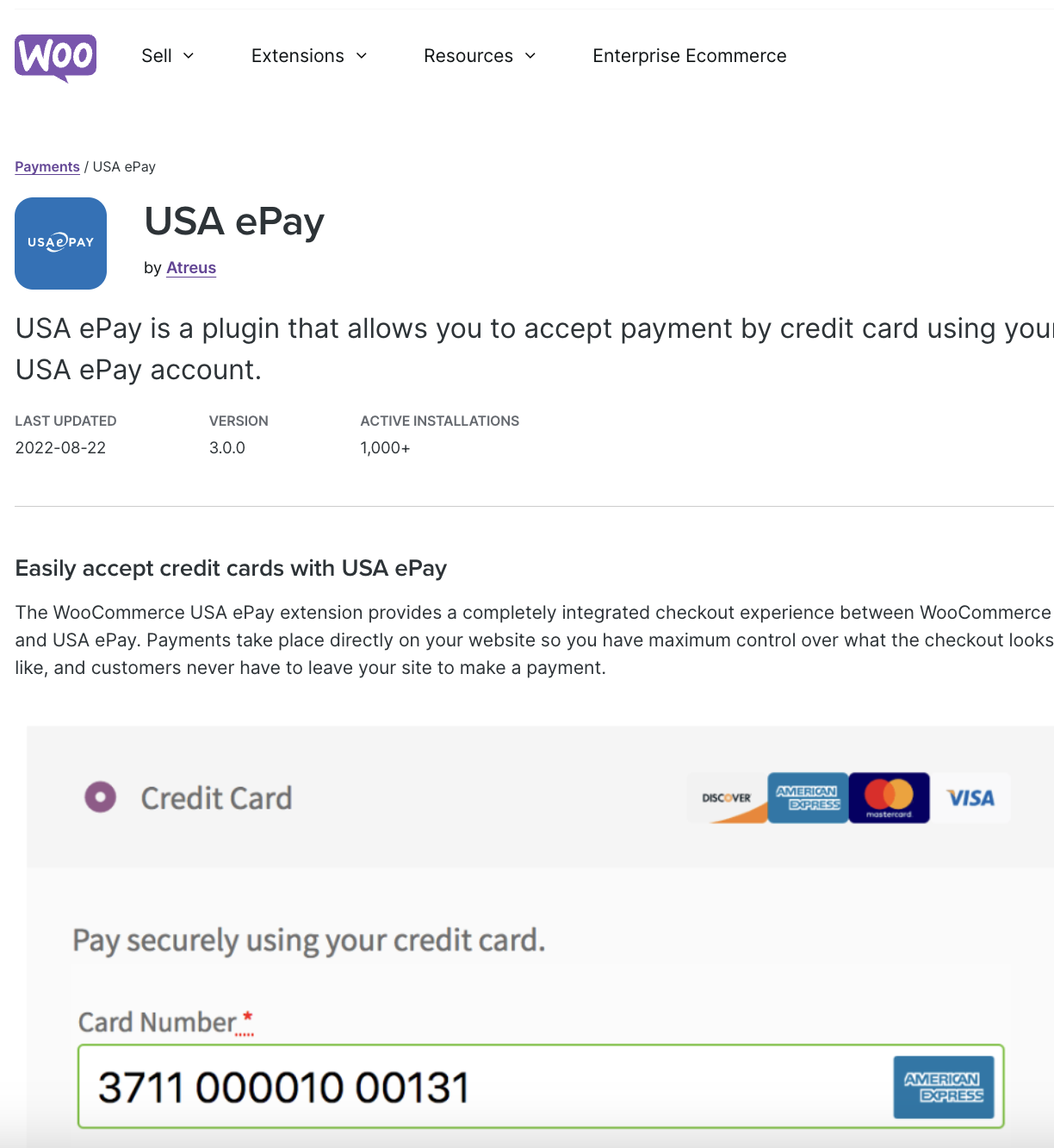 Woocommerce Usa Epay