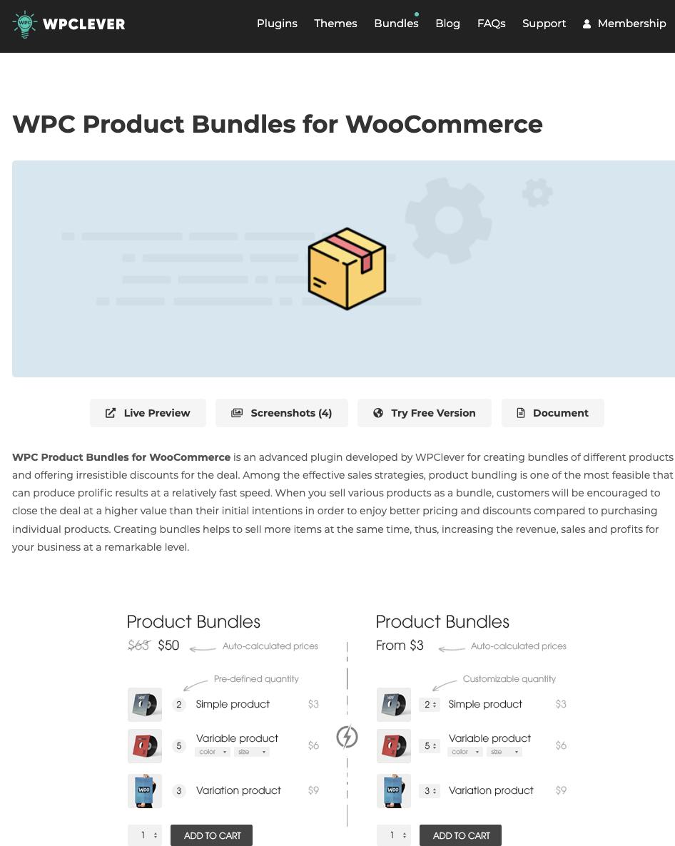 Wpc Product Bundles For Woocommerce
