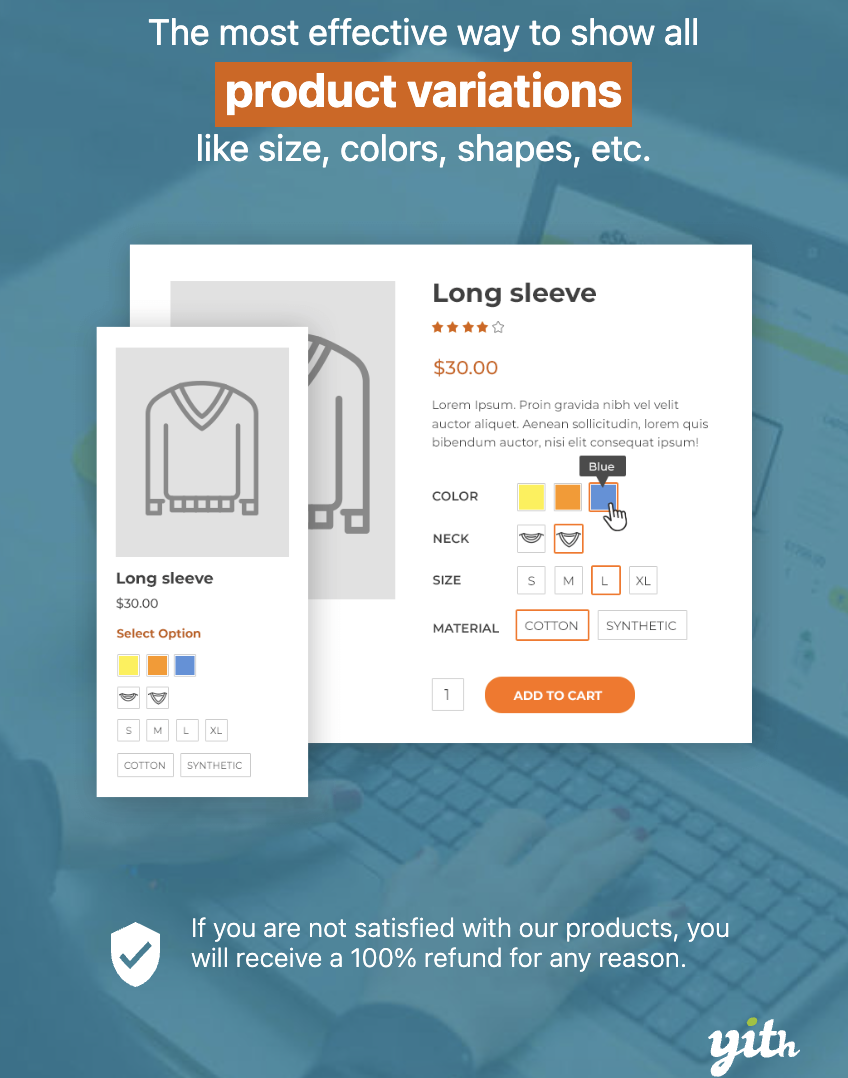 Yith Color Image Label Variation Swatches For Woocommerce