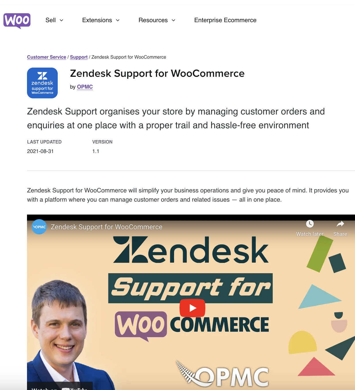 Zendesk Support For Woocommerce